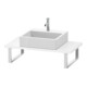Duravit Console Compact L-Cube 80-200x48cm, 1 AS, ép. 3cm, blanc brillant-1