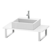 Duravit Console Compact L-Cube 80-200x48cm, 1 AS, ép. 3cm, blanc brillant