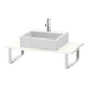 Duravit Console Compact L-Cube 80-200x48cm, 1 AS, Ép. 3cm, blanc hgl-1