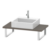 Duravit Console Compact L-Cube 80-200x48cm, 1 AS, ép. 3cm, blanc mat