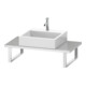 Duravit Console Compact L-Cube 80-200x48cm, 1 AS, ép. 3cm, blanc mat-3