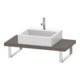 Duravit Console Compact L-Cube 80-200x48cm, 1 AS, ép. 4,5cm, bas. ma-1