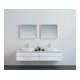 Duravit Console Compact L-Cube 80-200x48cm, 1 AS, ép. 4,5cm, blanc hgl
