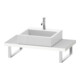 Duravit Console Compact L-Cube 80-200x48cm, 1 AS, ép. 4,5cm, blanc mat-1