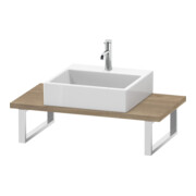 Duravit Console Compact L-Cube 80-200x48cm, 1 AS, Épaisseur 3cm, Marbre œuf