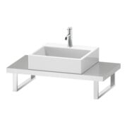Duravit Console Compact L-Cube 80-200x48cm, 1 AS, Épaisseur 4,5cm, Taupe-3