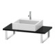 Duravit Console Compact L-Cube 80-200x48cm, 1 découpe, ép. 3cm, blanc brillant-1