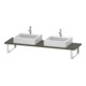 Duravit Console Compact L-Cube 80-200x48cm, 2 A., ép. 3cm, pour Gr s-mat-1