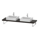Duravit Console Compact L-Cube 80-200x48cm, 2 A., tôle 4,5cm, E d courb.-1