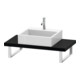 Duravit Console Compact L-Cube Épaisseur 4,5 cm, Blanc œuf, pour lavabo à poser, var.-1