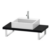 Duravit Console Compact L-Cube Épaisseur 4,5 cm, Blanc œuf, pour lavabo à poser, var.