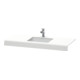 Duravit Console de lavabo DuraStyle 80-200x55x10 cm, 1 découpe, blanc mat-1