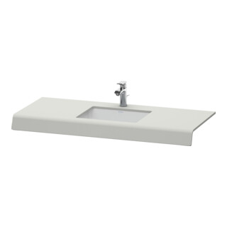 Duravit Console de lavabo DuraStyle 80-200x55x10cm, 1 découpe, béton mat