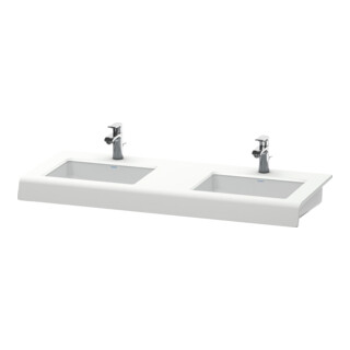 Duravit Console de lavabo DuraStyle 80-200x55x10cm, 2 découpes, blanc mat