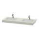 Duravit Console de lavabo DuraStyle 80-200x55x10cm, 2 découpes, taupe-1