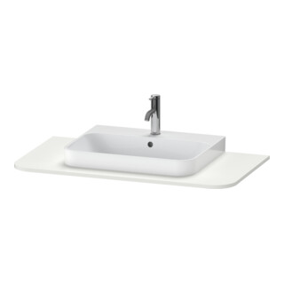 Duravit Console de lavabo Happy D.2 Plus 100x55 cm, 1 découpe, blanc nord mat