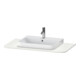 Duravit Console de lavabo Happy D.2 Plus 100x55 cm, 1 découpe, blanc nord mat-1