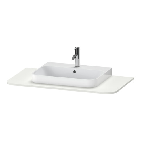 Duravit Console de lavabo Happy D.2 Plus 100x55 cm, 1 découpe, blanc nord mat