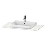 Duravit Console de lavabo Happy D.2 Plus 100x55 cm, 1 découpe, blanc nord mat