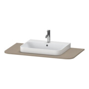 Duravit Console de lavabo Happy D.2 Plus 100x55 cm, 1 découpe, lin