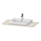 Duravit Console de lavabo Happy D.2 Plus 100x55 cm, 1 découpe, taupe super mat-1