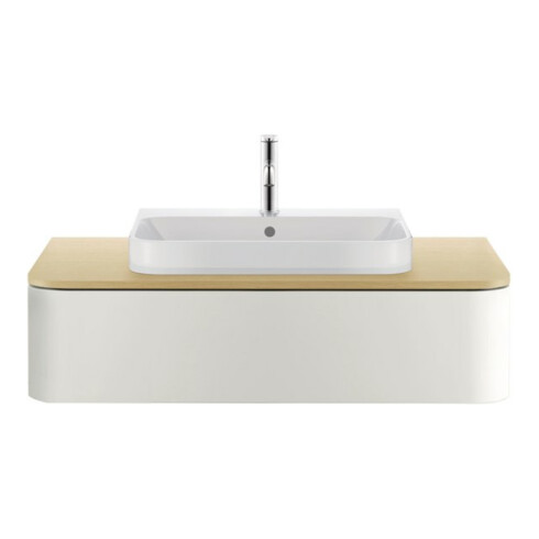 Duravit Console de lavabo Happy D.2 Plus 100x55cm, 1 découpe, chêne méditerranéen