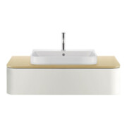 Duravit Console de lavabo Happy D.2 Plus 100x55cm, 1 découpe, chêne méditerranéen