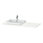 Duravit Console de lavabo Happy D.2 Plus 130x55 cm, 1 découpe, lin-3