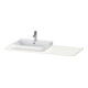Duravit Console de lavabo Happy D.2 Plus 130x55 cm, avec 1 AS, B droite, Nord blanc mat