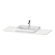 Duravit Console de lavabo Happy D.2 Plus 130x55 cm, avec 1 AS, blanc mat nordique-1