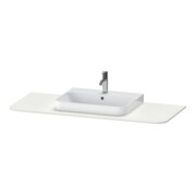 Duravit Console de lavabo Happy D.2 Plus 130x55 cm, avec 1 AS, blanc mat nordique