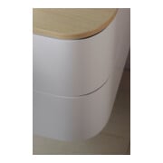 Duravit Console de lavabo Happy D.2 Plus 130x55 cm, avec 1 trou, mitigeur, méditerranée Ei-5