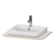 Duravit Console de lavabo Happy D.2 Plus 65x48 cm, 1 découpe, taupe supermat-1