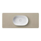 Duravit Console de lavabo Luv 138,8x59,5x2 cm, quartz, avec 1 trou, sans robinet-3