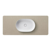 Duravit Console de lavabo Luv 138,8x59,5x2 cm, quartz, avec 1 trou, sans robinet-3