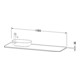 Duravit Console de lavabo Luv 178,3x59,5x2,5 cm, chêne, avec 1 trou, droite, naturel
