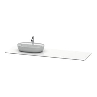 Duravit Console de lavabo Luv 178,3x59,5x2 cm, quartz, 1 T, G, avec trop-plein