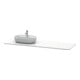 Duravit Console de lavabo Luv 178,3x59,5x2 cm, quartz, 1 T, G, avec trop-plein-1