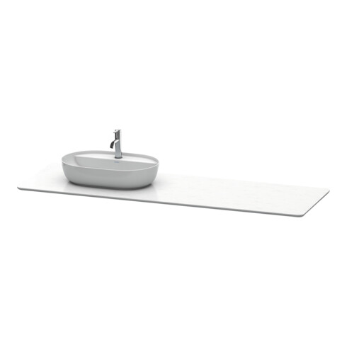 Duravit Console de lavabo Luv 178,3x59,5x2 cm, quartz, 1 T, G, avec trop-plein