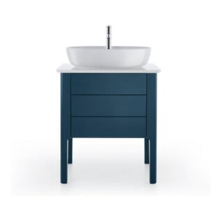 Duravit Console de lavabo Luv 68,8x47,5x2 cm, quartz, avec 1 trou, blanc structuré