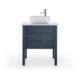 Duravit Console de lavabo Luv 68,8x47,5x2 cm, quartz, avec 1 trou, blanc structuré-2