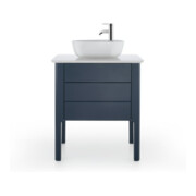 Duravit Console de lavabo Luv 68,8x47,5x2 cm, quartz, avec 1 trou, blanc structuré-2