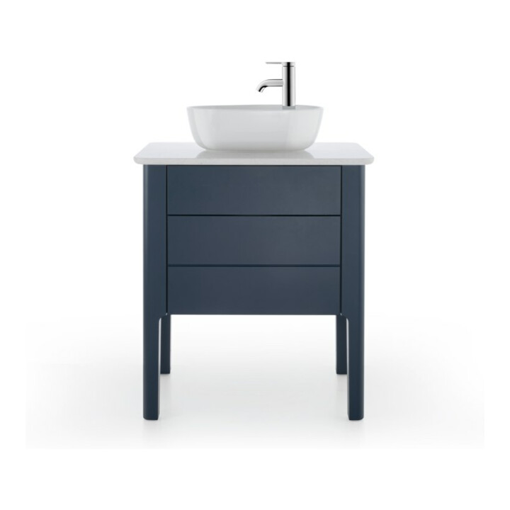 Duravit Console de lavabo Luv 68,8x47,5x2 cm, quartz, avec 1 trou, blanc structuré