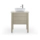 Duravit Console de lavabo Luv 68,8x47,5x2 cm, quartz, avec 1 trou, blanc structuré-4