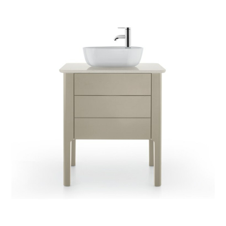 Duravit Console de lavabo Luv 68,8x47,5x2 cm, quartz, avec 1 trou, blanc structuré