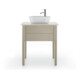 Duravit Console de lavabo Luv 68,8x47,5x2 cm, quartz, avec 1 trou, blanc structuré-5