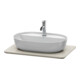 Duravit Console de lavabo Luv 68,8x47,5x2 cm, quartz, avec 1 trou, surface structurée-4