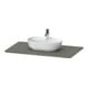 Duravit Console de lavabo Luv 98,8x59,5x2 cm, quartz, 1 trou, surface structurée-1