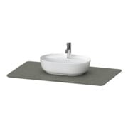Duravit Console de lavabo Luv 98,8x59,5x2 cm, quartz, 1 trou, surface structurée