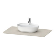 Duravit Console de lavabo Luv 98,8x59,5x2 cm, quartz, 1 trou, surface structurée-3